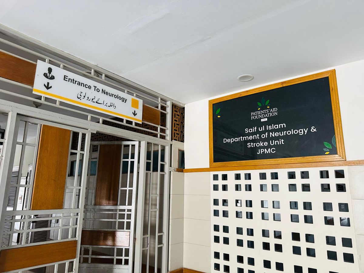 Saif ul Islam Department of Neurology & Stroke Unit at JPMC