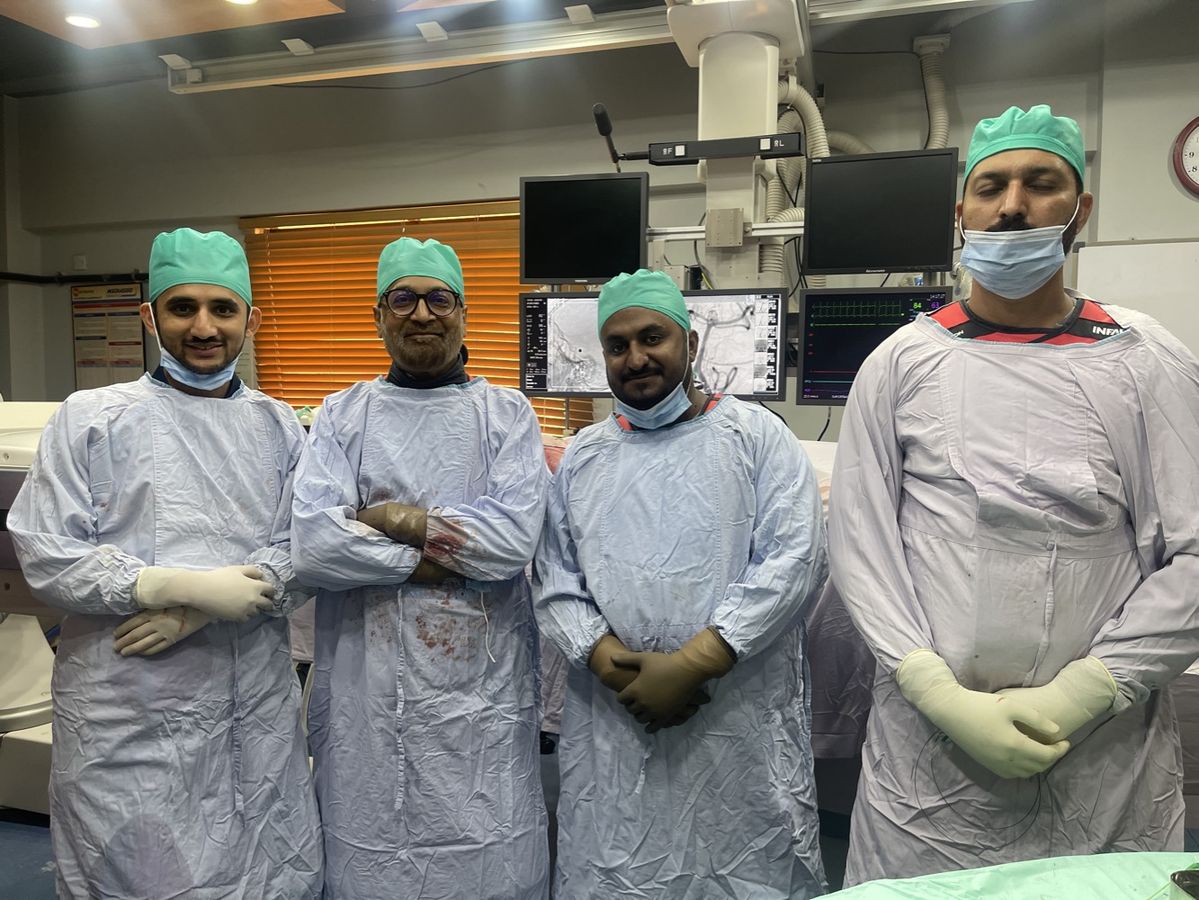 Doctor with patient at clinic